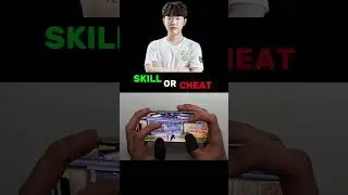 🗣️ SKILL OR CHEAT  🔥 #shorts #pubgmobile #bgmi  #pubg #gamerstudio #jonathansensitivity