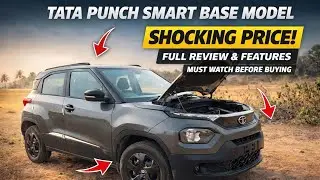 Tata Punch Smart Base Model Review Hindi | Worth Buying? #tatapunch 