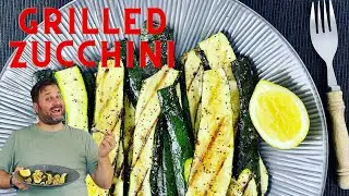 Char-Grilled Zucchini with 4 Ingredients