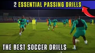 The BEST Soccer Drills / 2 Essential Passing Drills for Soccer Players