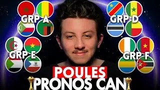 🏆MES PRONOS DE LA PHASE DE GROUPES POUR LA CAN 2025 !!!
