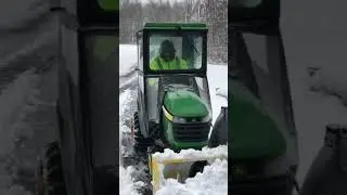 JD x500 with new OTC Cab First Snow Dec 2019