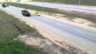 Military Convoy from Edmonton - Calgary Alberta June 20 flash flood assistance