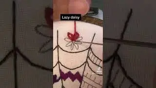 Spider Web Stitch Along - Stitching the Web Details - part 7