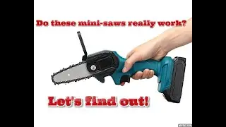 21 Volt 4 inch Cordless One Hand Electric Chainsaw Wood Brush Tree Cutter Makita Milwaukee Banggood