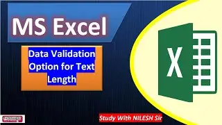Text Length in MS Excel || #Microsoft_Excel #Study_With_NILESH_Sir @ms excel