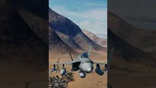DCS: VAF Tricker 2 Flight Canyon Run Low Level | Top Gun  #dcsworld #topgun #topgun3 #f18c