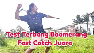 Test Terbang Bumerang Super Cepat