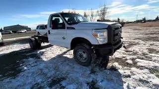 Lot 11 2016 Ford F350 super duty cab & chassis truck