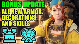 All New Armor and Decorations in the Bonus Update // MHR Sunbreak モンハンサンブレイク