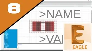 Ep8 - Eagle CAD Tutorial - Create a Footprint from Data Sheet