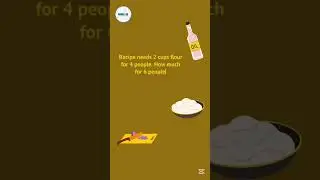 Простое вычисление пропорций в кулинарии 🍳📐 Накормите больше людей с помощью математики! #шорты