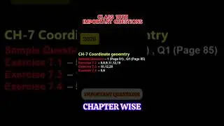 Class 10 Maths 📚Chapter wise IMPORTANT questions ✍️Board focus preparation 💯  #shorts #Class10Maths