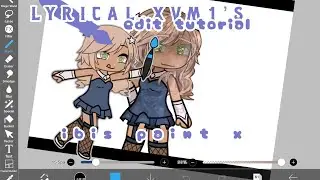 how to edit gacha life in ibis paint x || EDITING TUTORIAL // EASY || gl - gacha life || og