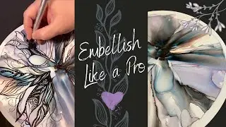 A Beginner's Guide to Embellish your Painting like a PRO! ~ Acrylic Pens or Brushes