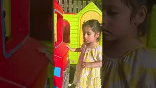 Cute Aarya playing #kidsoutdooractivities fyp