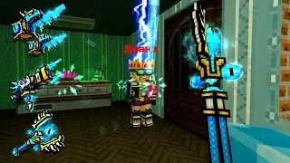 ice dragon shaman set gameplay in game pixel gun 3d also its trash only heavy good