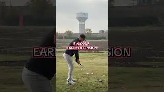 EARLY EXTENSION FIX #golf #golfpro #golfswing