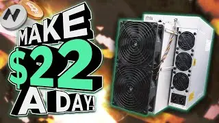 New Mining Rig Earns $22 A DAY! Bitmain Antminer K7