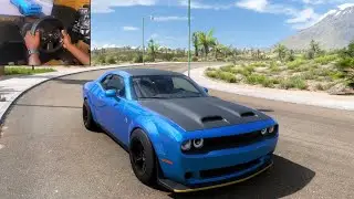Dodge Challenger SRT Super Stock - Forza Horizon 5 | Thrustmaster Steering Wheel