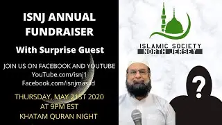 ISNJ Virtual Fundraiser Ramadan 1441/2020
