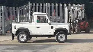 Land Rover Defender 90 truck cab October auction 11