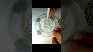 Spirograph art 🎨  #Spirograph #Art #Diy #Design #Asmr #Shorts #YouTube Shorts #Trending