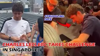 The HILARIOUS Moments of Charles Leclerc's Singapore GP Challenges