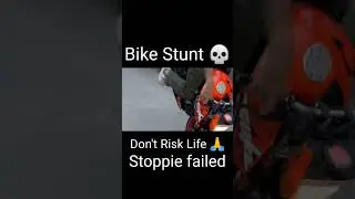 Brutal accident 😬 don't risk life for stunt #shorts #stunt