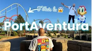 VLOG PortAventura - j’ai fait la montagne russe la plus haute du parc !!