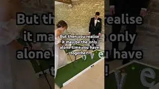 Not sure if you want to play wedding mini golf on your wedding day&hellip;