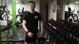 Two sets of dumb bells in the new aUK gym