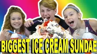 World's Biggest Ice Cream Sundae!!!