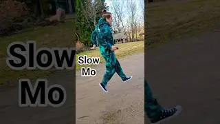 Air Walk In Slow Motion 🤩 Slick Back With Sigma Man #shorts #skills