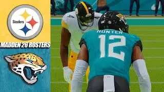 Steelers vs Jaguars (Travis Hunter)  Preseason Week 1 | Madden 26 Updated Rosters | Full Gameplay