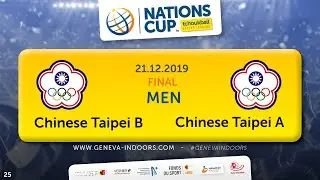 25 EN TGI2019 / Nations Final Men : Chinese Taipei B - Chinese Taipei A