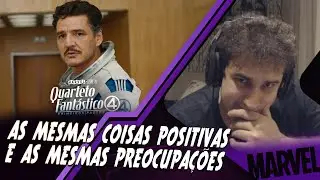 Não consigo me empolgar pra esse Quarteto Fantástico. Mas queria.