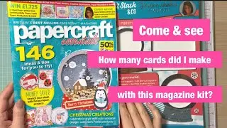 How many cards did I make? Papercraft Essentials #218 @CraftStashcoukTV #shakercard #papercraftessentials