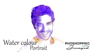 Photoshop CS6 Tutorial - Watercolor Portrait Effect