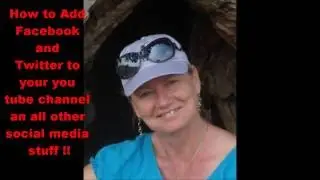 how to add twitter and facebook to your you tube channel