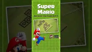 Super Mario base for Town Hall 9 #clashofclans #coc #townhall9 #th9 #cocbase #shorts
