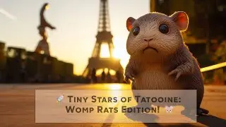 🚀 Meet the Tiny Stars of Tatooine: Womp Rats Edition! 😍🐭