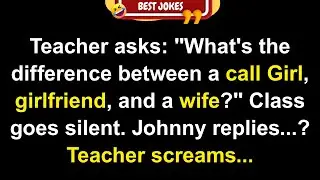 😂BEST JOKE OF THE DAY! - Teacher asks what's the difference between a...