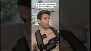 🇬🇧 vs 🇺🇸 Halloween 🎃 #halloween #halloween2023 #comedy #halloweencostume #family #america #uk