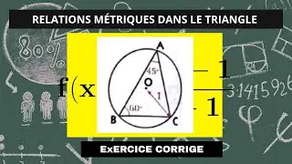Relations Métriques Dans Le Triangle Rectangle