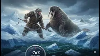 75 Year Old Man Faced 8000kg Walrus at  76&deg;C  Coastal Ice Floe Survival Battle