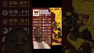 My Washington Commanders Schedule Predictions