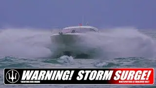 JEANNEAU LEADER | ROUGH WAVES | HAULOVER INLET | #Shorts
