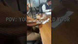 You Just Sold Your House!