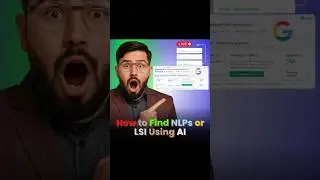 How to Find NLPs or LSI Using AI to Rank on Google #1